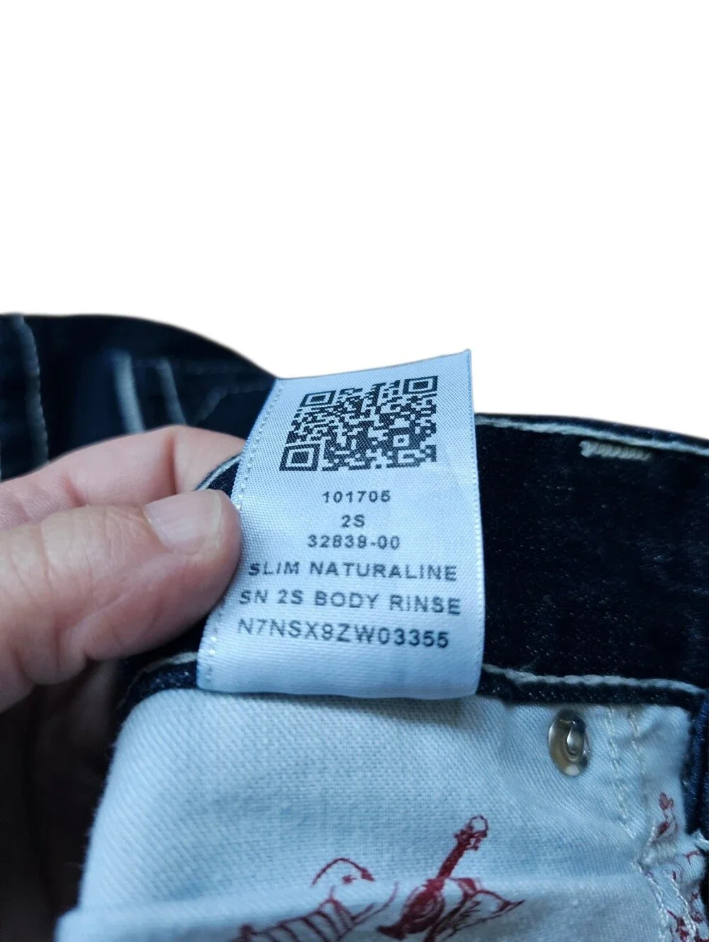 True Religion Slim Naturaline Body Rinse Stretch Slim Fit Denim Jeans Men 31